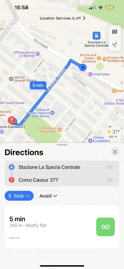 Apartmán Casa Di Esti La Spezia Exteriér fotografie